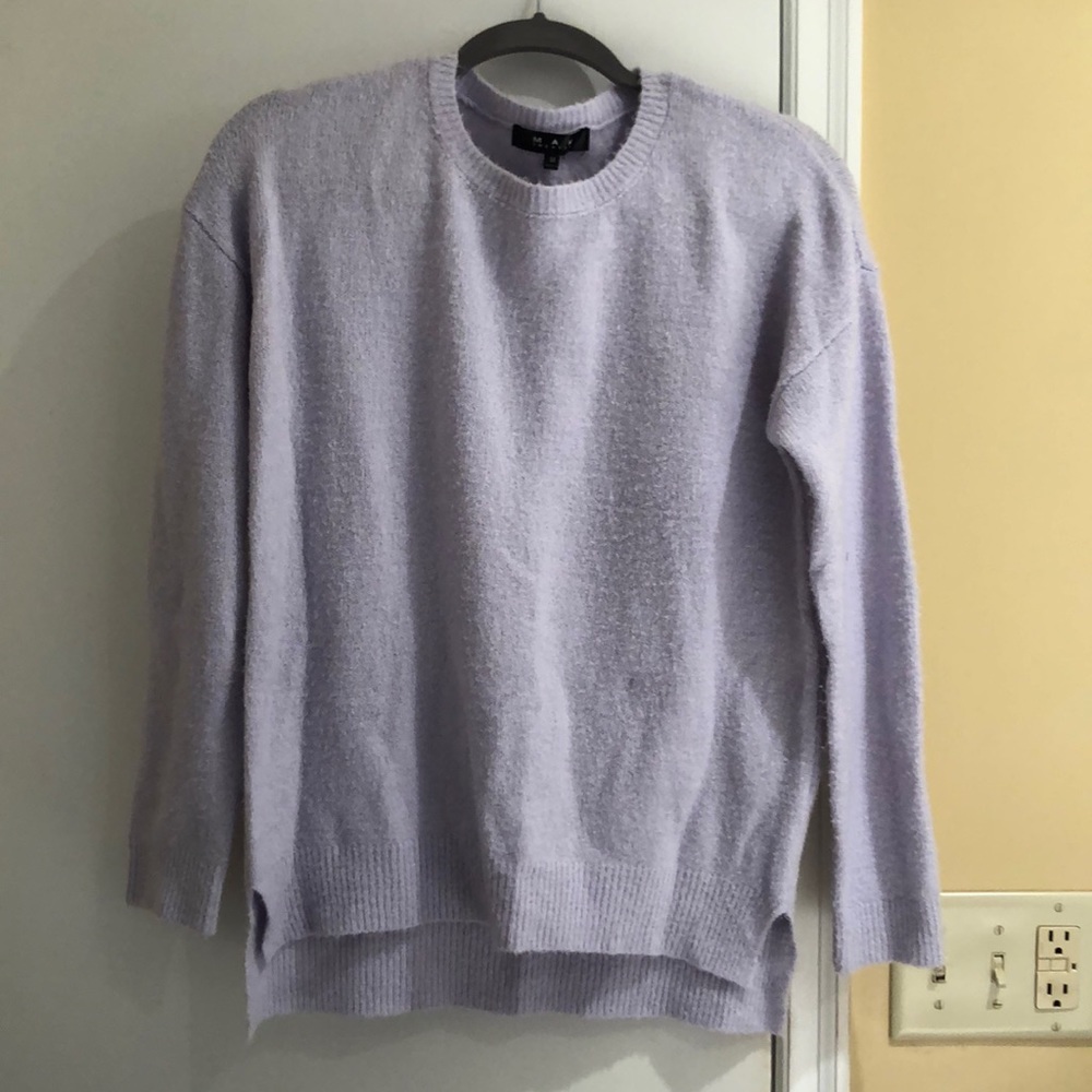 Fuzzy Lightweight Purple (lavender) Sweater